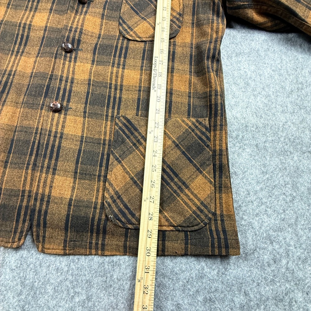 Vtg Pendleton Unstructured Blazer Jacket Men's Xl… - image 7